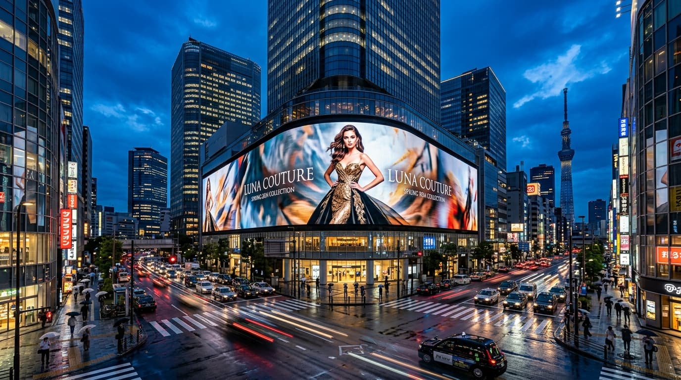 Bhardwaj Group 3D Curved LED Billboard Takeover